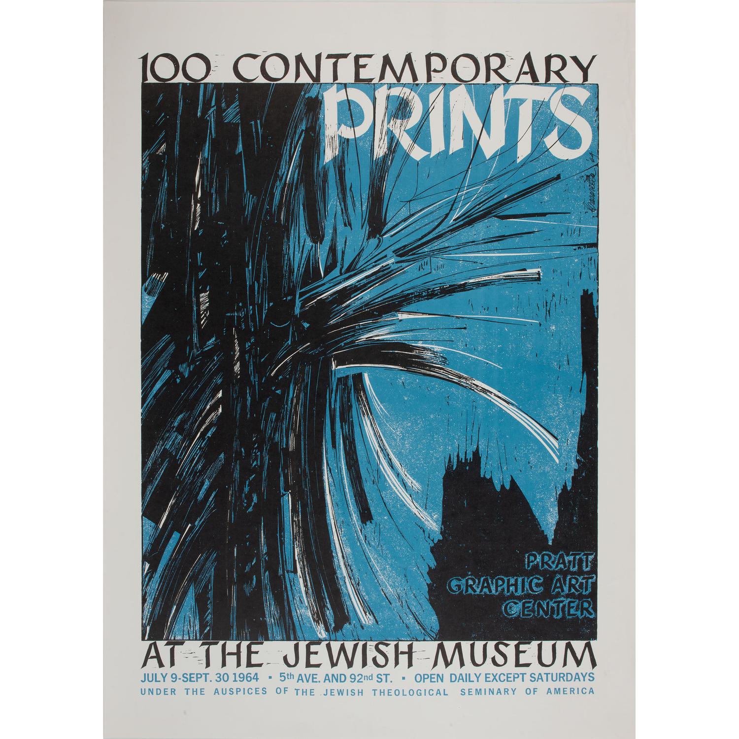 Four Exhibition Posters, Including One from the Jewish Museum