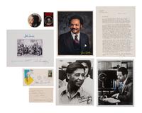 [AUTOGRAPHS]. A group of 10+ autographs from prominent 20th-century Civil Rights activists including PARKS, JACKSON, MEREDITH, LEWIS, and ABERNATHY.