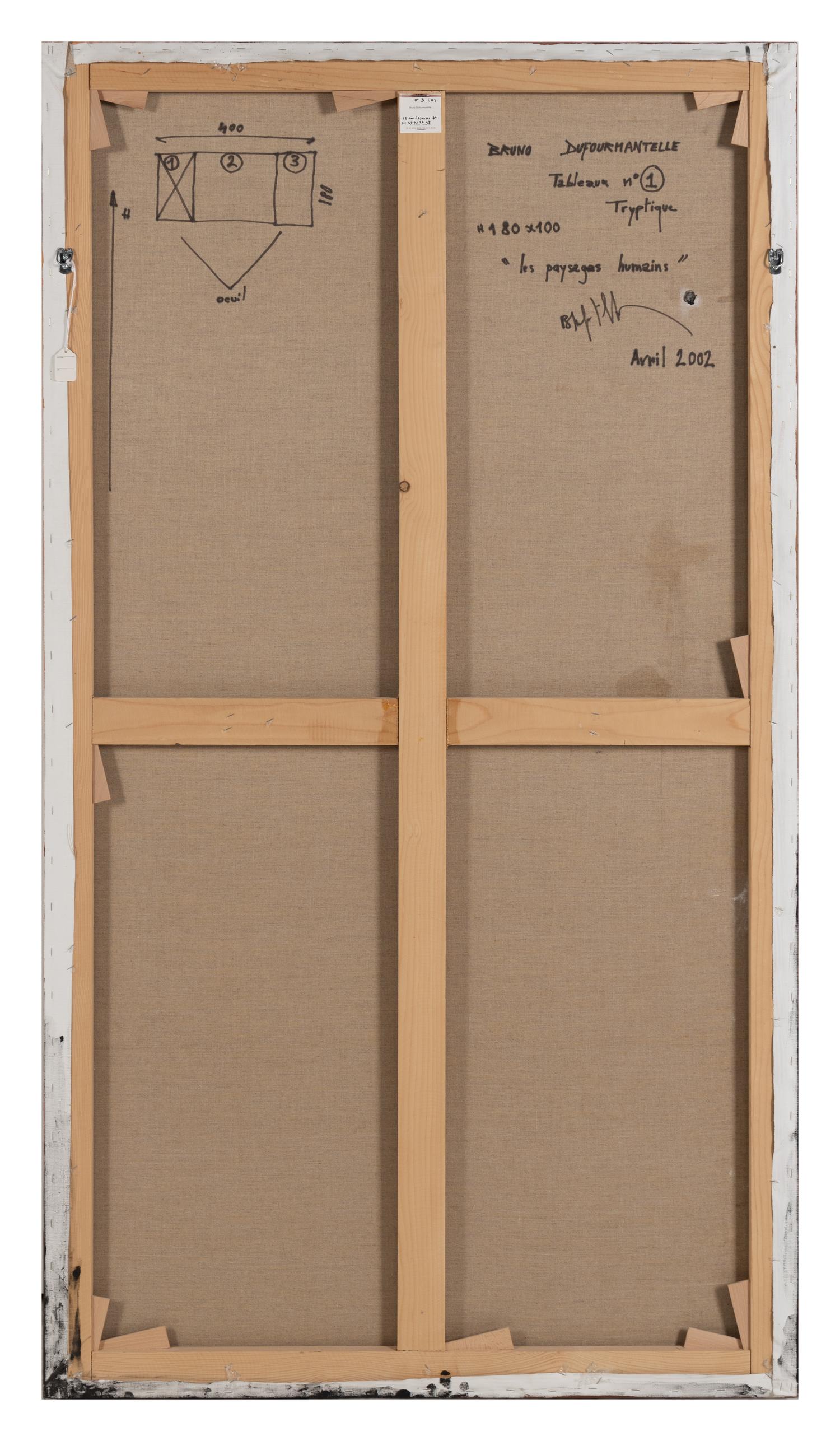 Les Paysages-Humains (Triptych), 2002