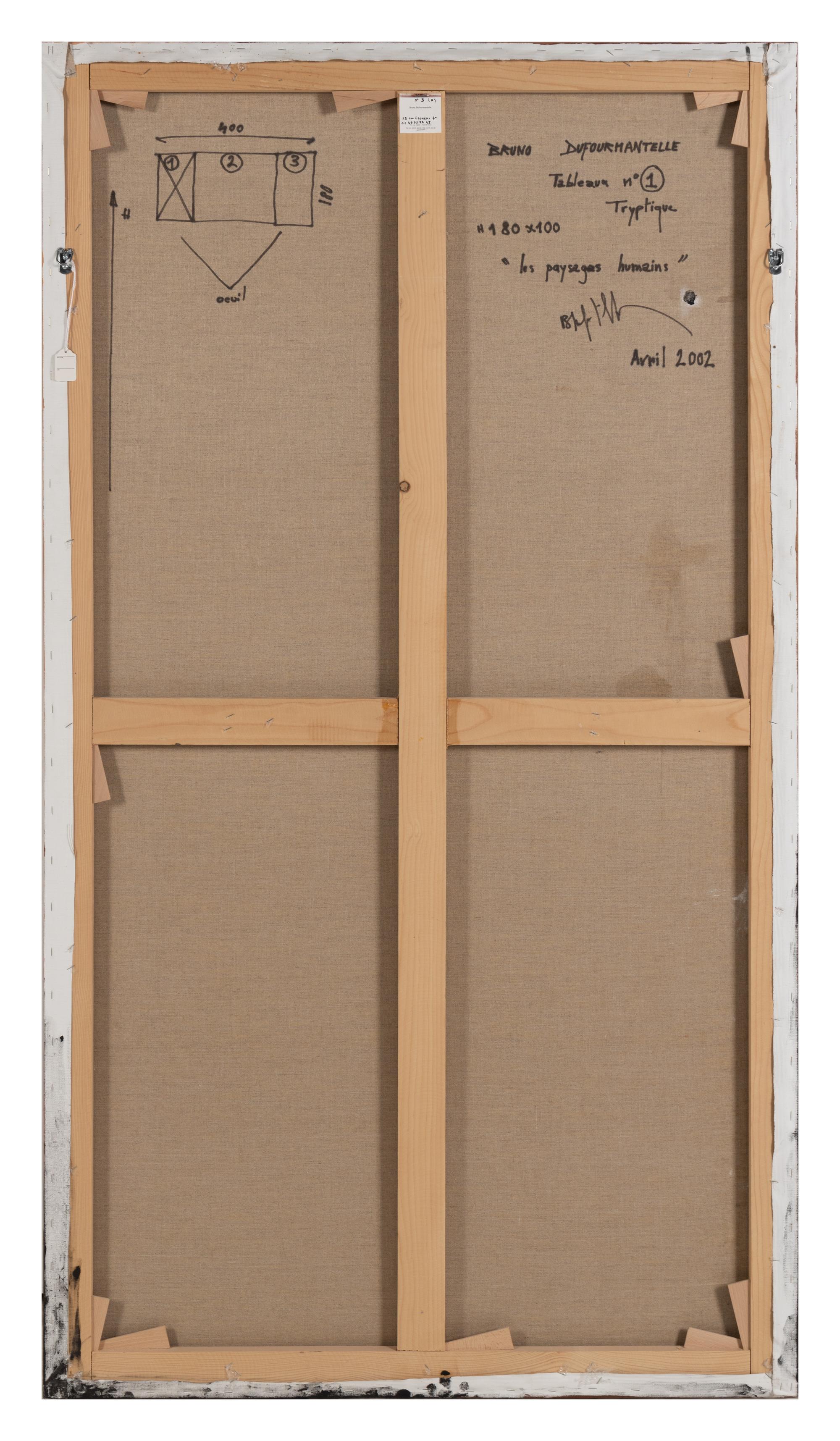 Les Paysages-Humains (Triptych), 2002