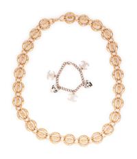 Two Chanel Pieces: One Bracelet, One Necklace, 1990-2006