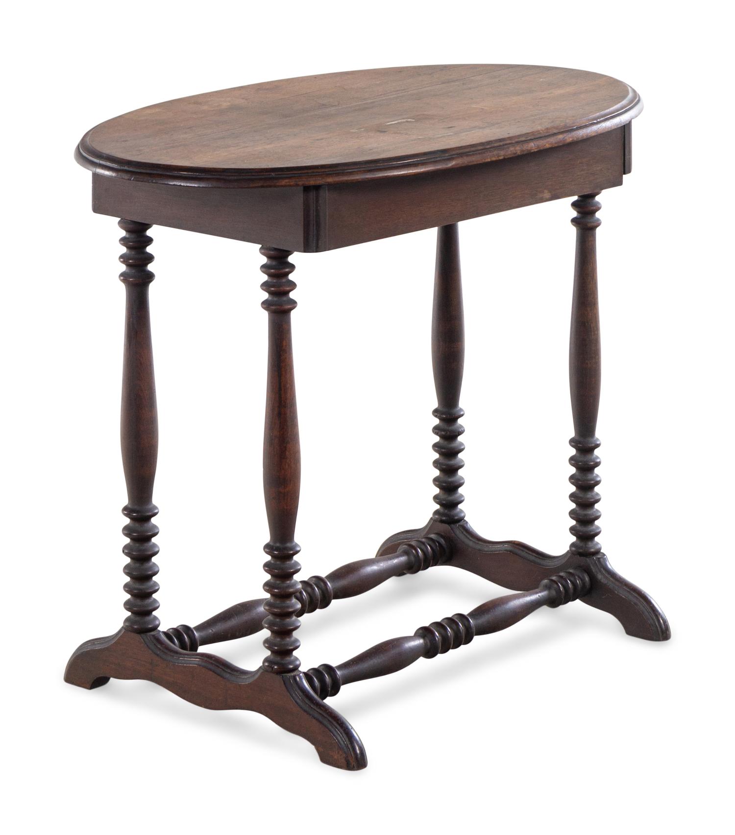 A William and Mary Style Mahogany Table