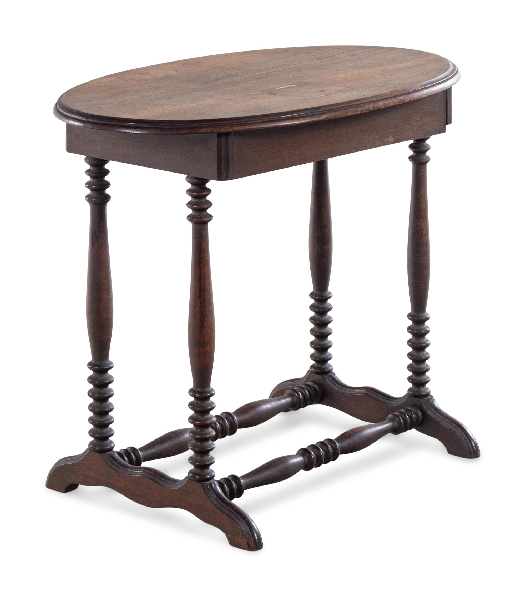 A William and Mary Style Mahogany Table