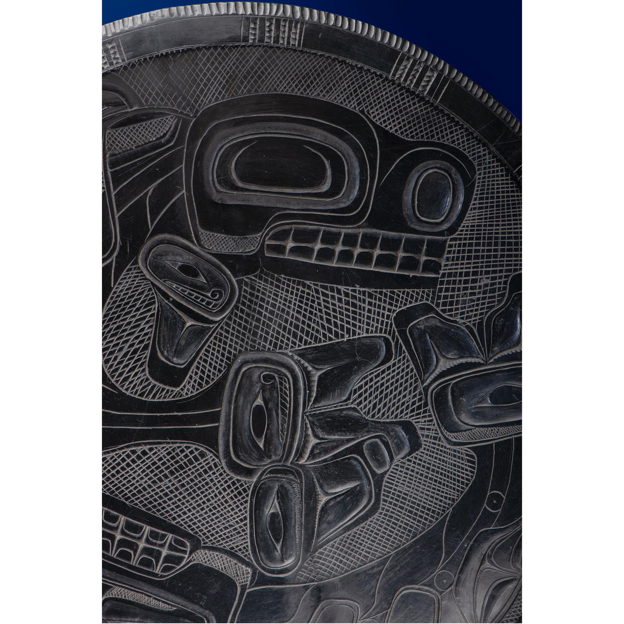 Haida Carved Argillite Platter