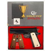 **Colt Gold Cup National Match Pre-Series 70 1911 Pistol in Box with Custom Grips
