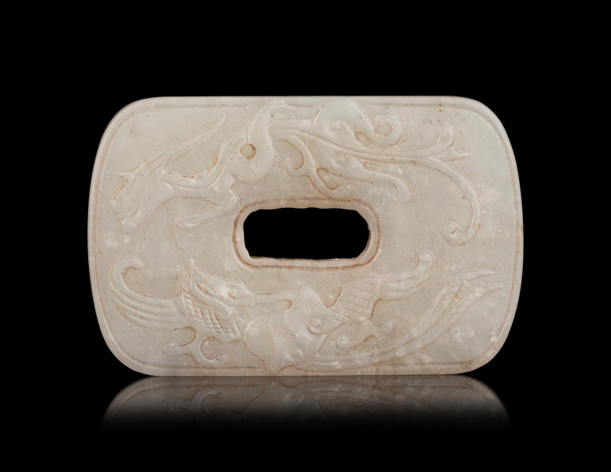 Three Chinese Jade Plaques