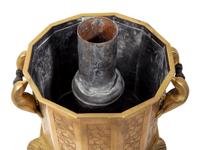 A Gilt Bronze Samovar