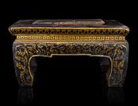 Two Small Chinese Mother-of-Pearl Inlaid Hardwood Chests