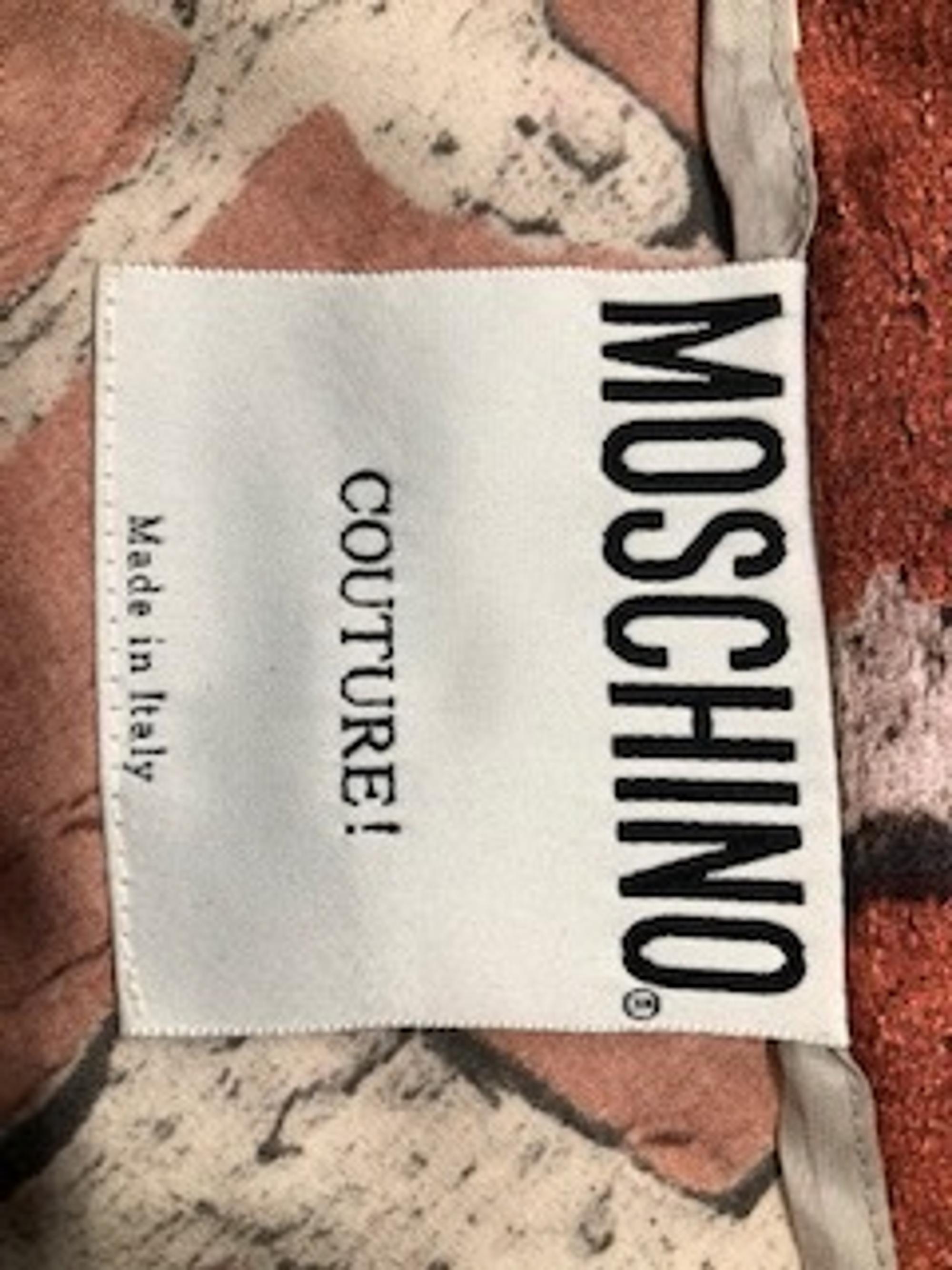 Moschino Brick Print Skirt, S/S 1997