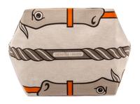 An Hermes Steeple Toile Tote Bag, 22" x 12" x 12".