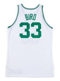 A Larry Bird Signed Boston Celtics Jersey (Champion),