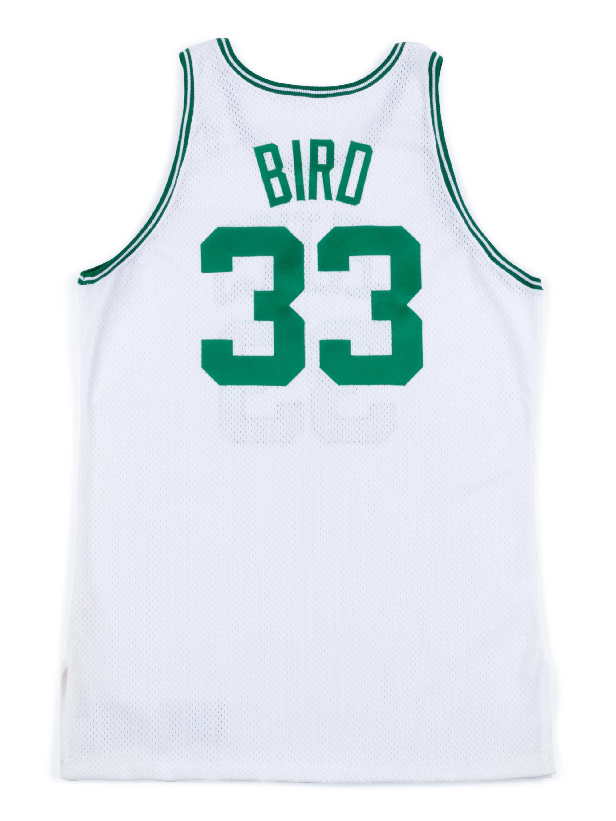 A Larry Bird Signed Boston Celtics Jersey (Champion),