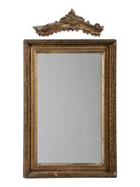 A Carved and Giltwood Mirror