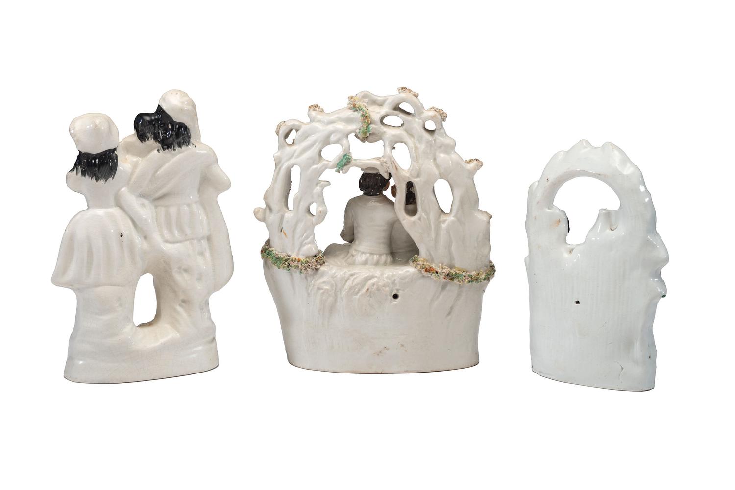 Three Staffordshire Figural Groups