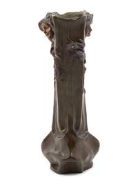 An Art Nouveau Bronze Vase