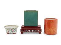Three Chinese Porcelain Vessels
