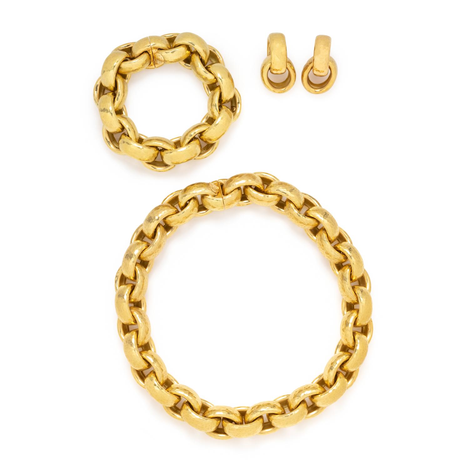 TIFFANY & CO., PALOMA PICASSO, YELLOW GOLD SET