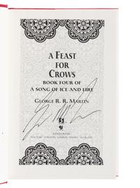MARTIN, George R.R. (b. 1948). A Feast for Crows. New York: Bantam Books, 2005.