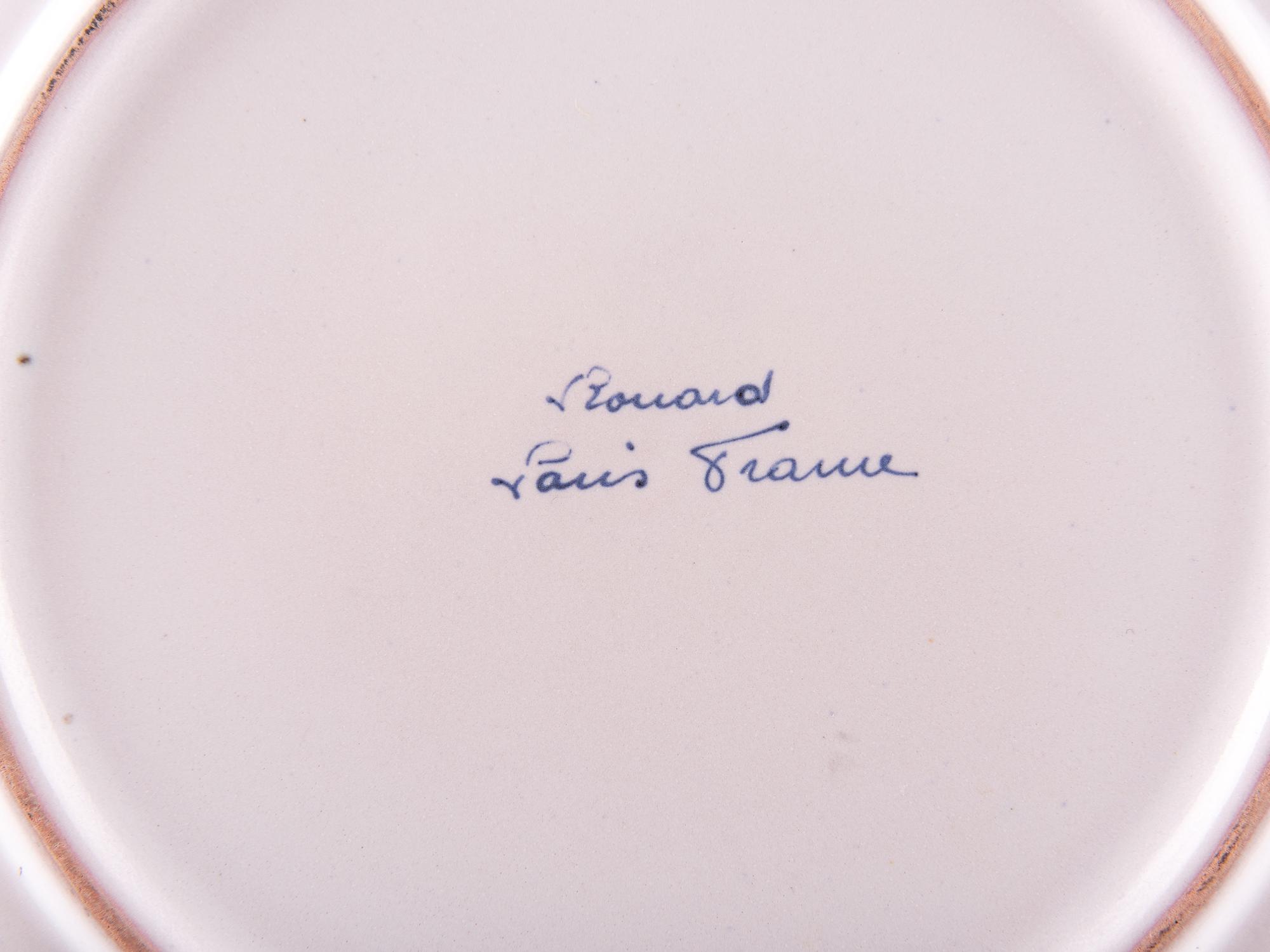 A French Hand Painted Faience Dinner Service