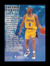 A 1996-97 Fleer Metal Kobe Bryant Freshly Forged Basketball Card No. 3