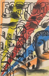 Le Combattant (Design for the Cover of Fortune Magazine) , 1942