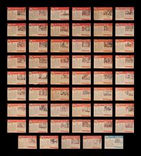 A Complete Set of 1954 Topps World on Wheels Trading Cards (160/160)