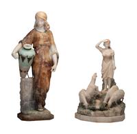 Two Italian Alabaster Sculptures