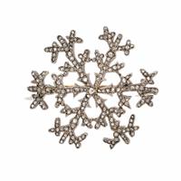 Fabergé, August Holmström, Antique, Diamond Snowflake Brooch