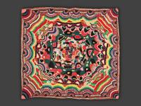 An American Abstract Hooked Rug