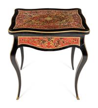 A Napoleon III Style Boulle Marquetry Table