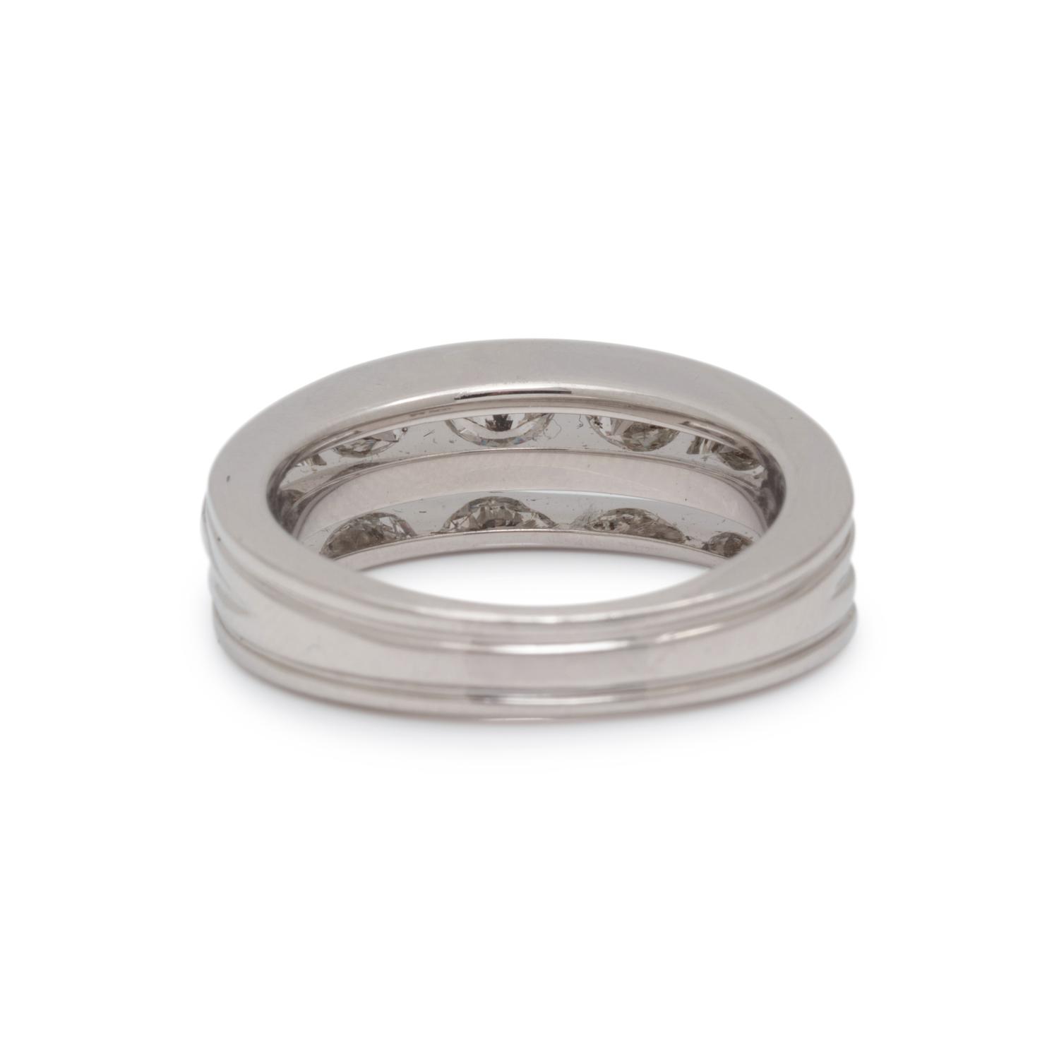PLATINUM AND DIAMOND RING