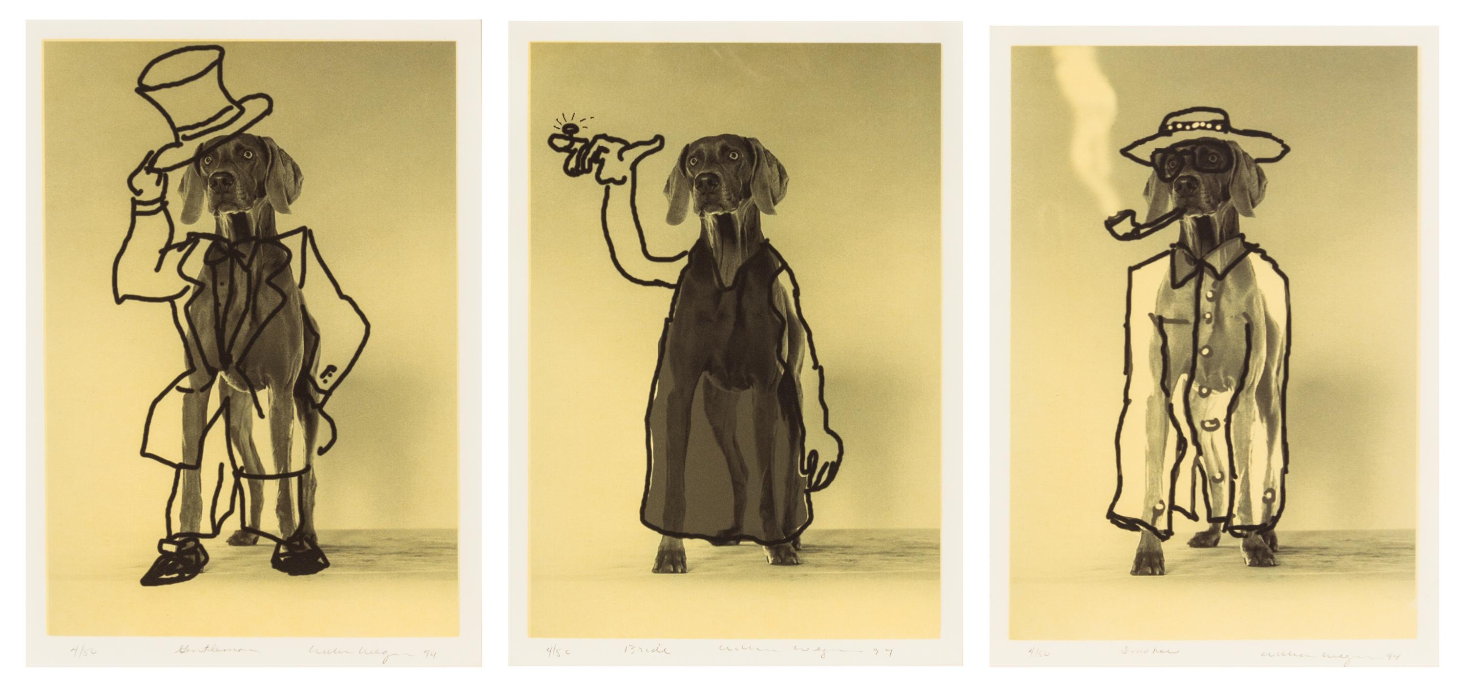 William Wegman, (American, b. 1943) (American, b. 1943), Role Models,1994 (set of 9)