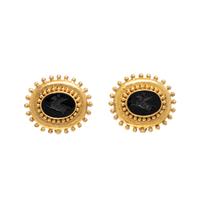 ELIZABETH LOCKE, INTAGLIO EARCLIPS