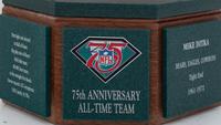 Mike Ditka's NFL 75th Anniversary All-Time Team Trophy Formerly Displayed at Mike Ditka's Restaurant