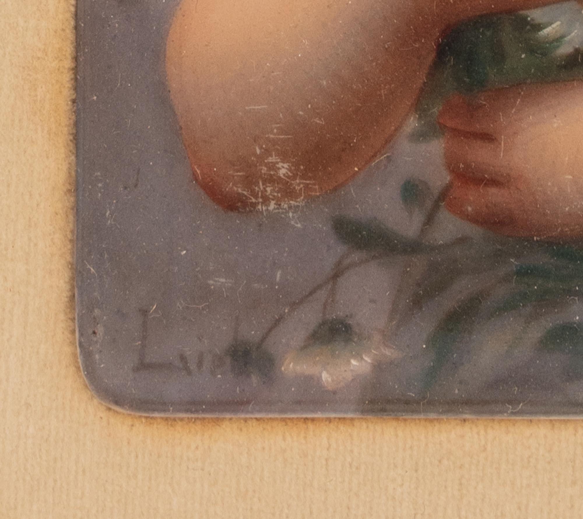 A Continental Porcelain Plaque