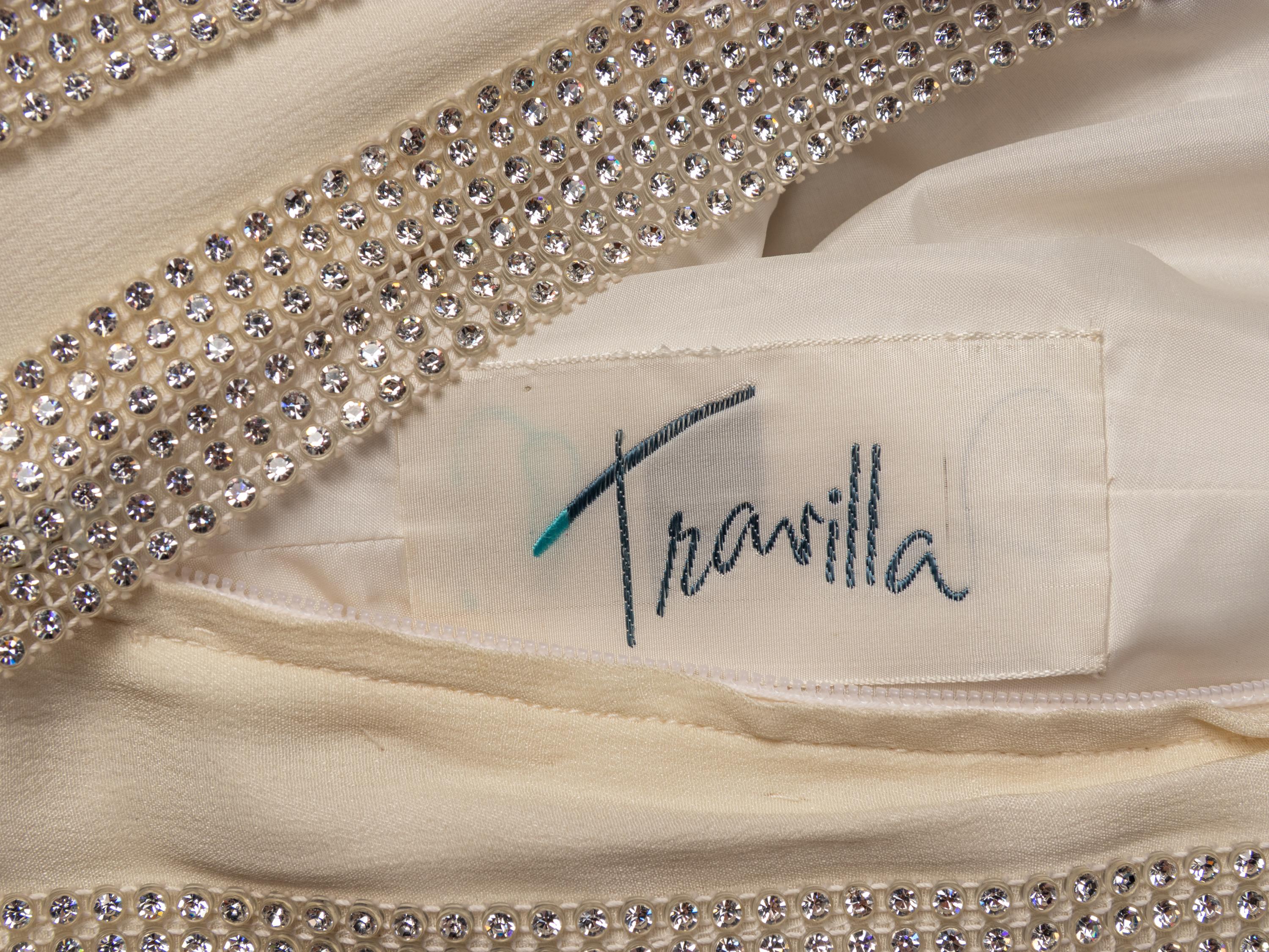 Travilla, Rhinestone-Embellished Cocktail Dress