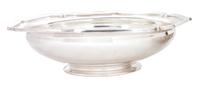 An American Silver Serving Bowl, International Sterling, Meriden, CT, a low vegetable bowl in the Minuet pattern.