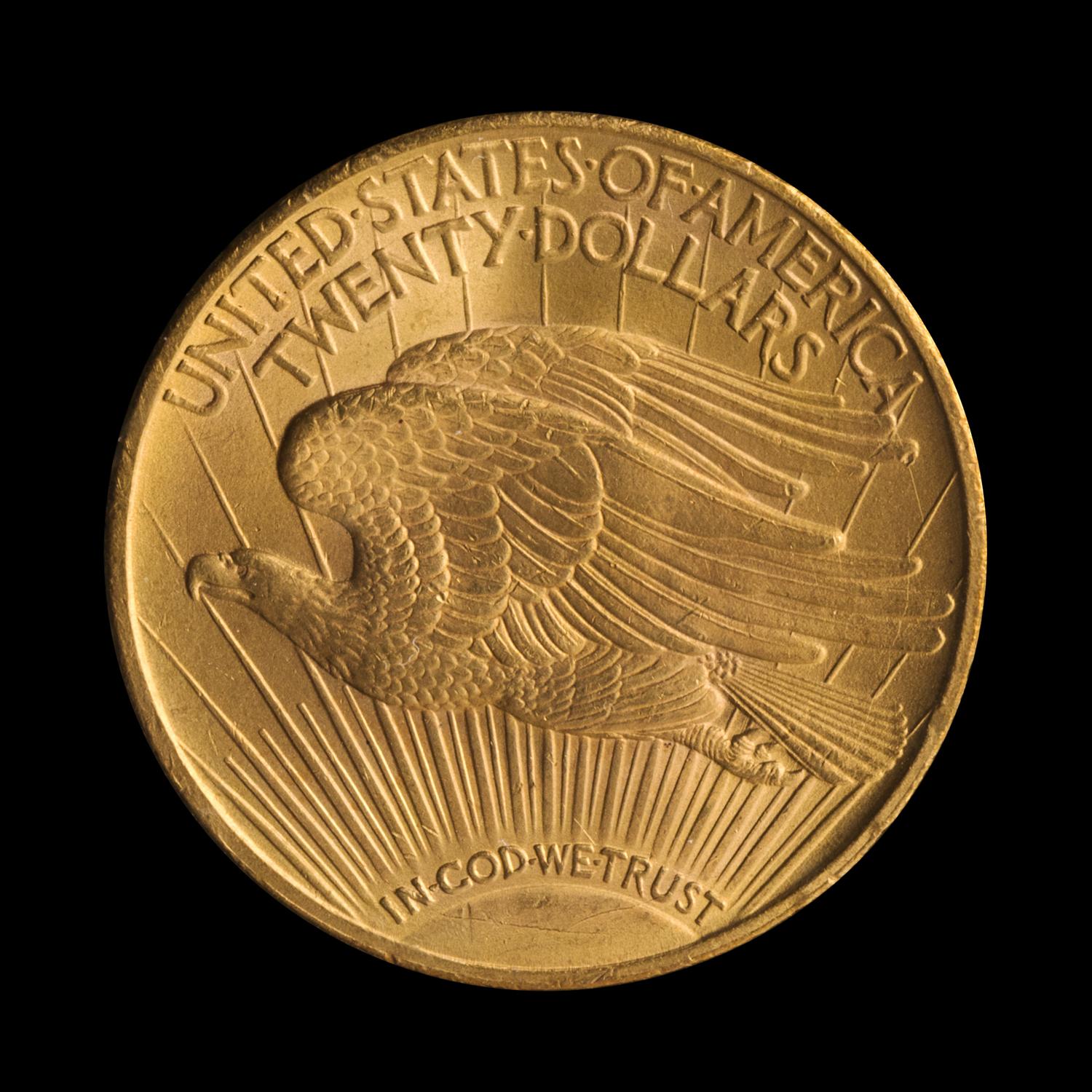 A United States 1924 St. Gaudens $20 Gold Coin