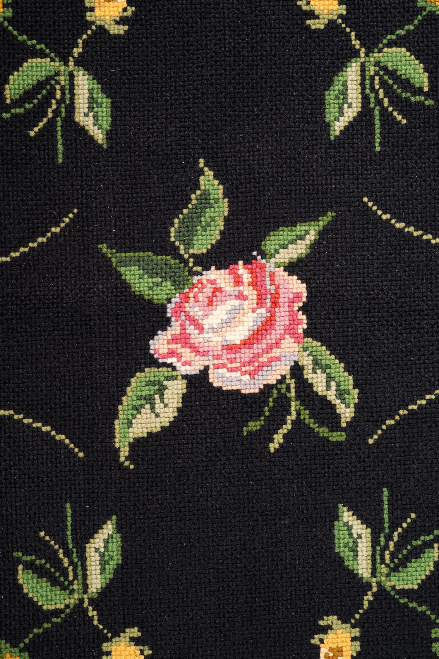 Two Needlepoint Rugs