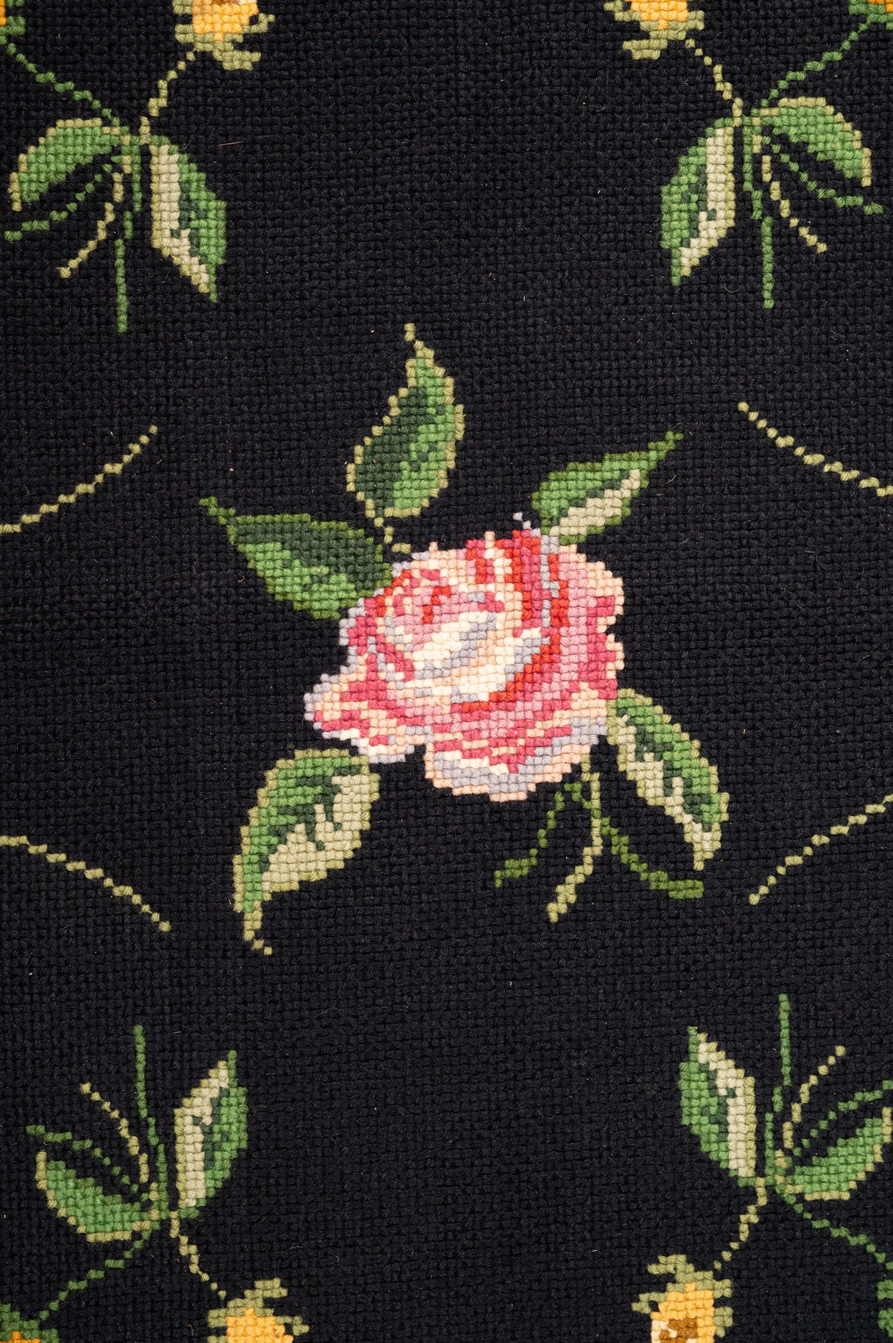 Two Needlepoint Rugs
