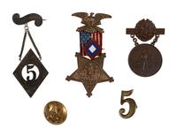 Gettysburg hero Corporal John M. Sutton, Company K, 5th New Jersey Infantry. A group of items highlighted by III Army Corps presentation "For Valor" badge, including: