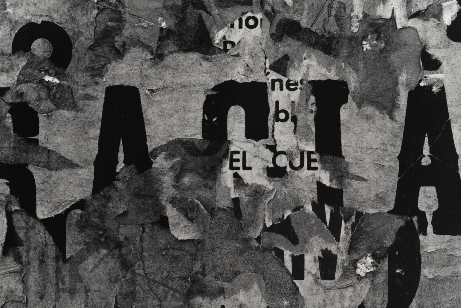 Aaron Siskind (1903-1991) San Luis Potosi (16), 1961
