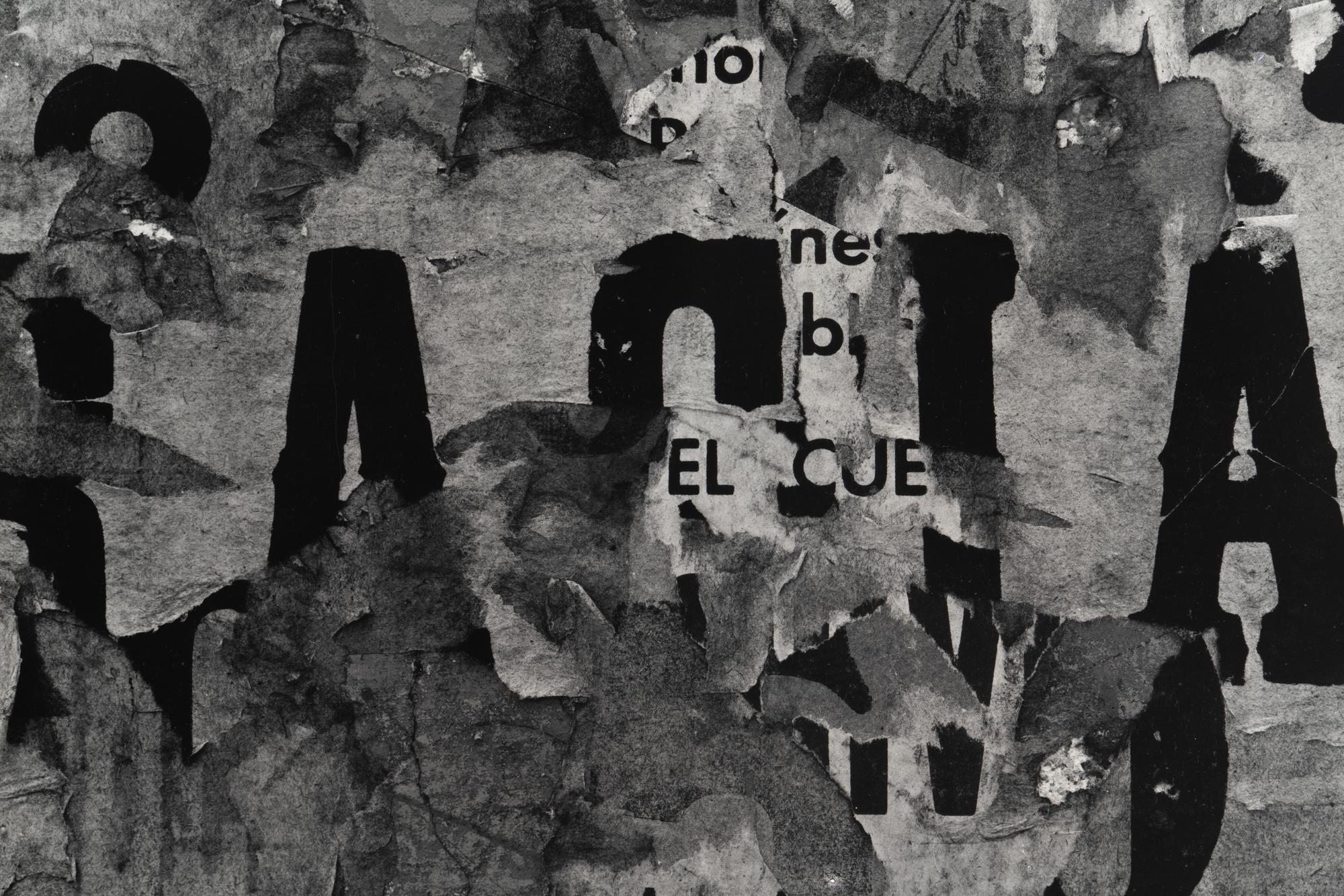Aaron Siskind (1903-1991) San Luis Potosi (16), 1961