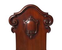 A pair of Victorian mahogany hall chairs, circa 1850