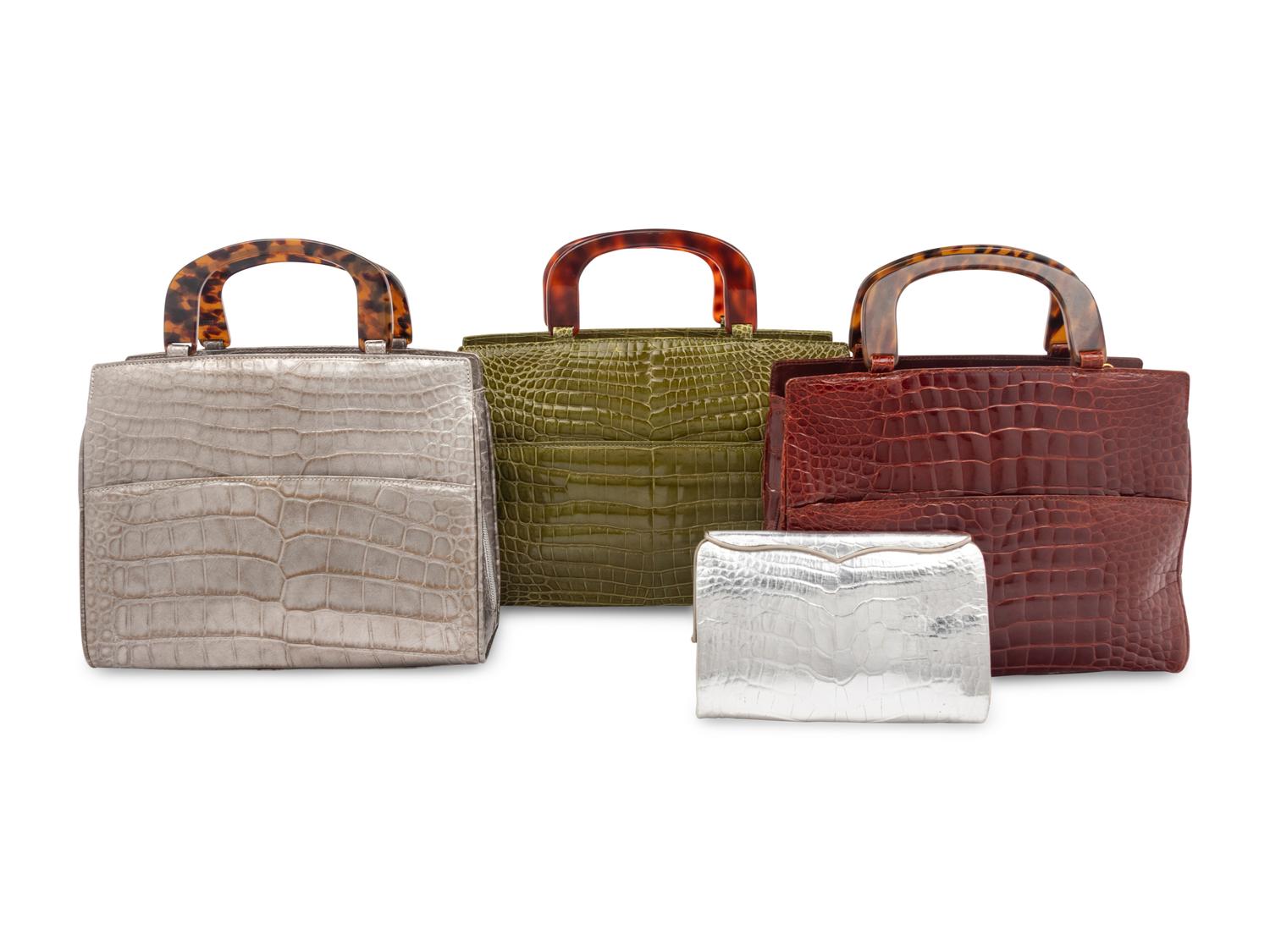 Four Lana Marks Crocodile & Alligator Bags