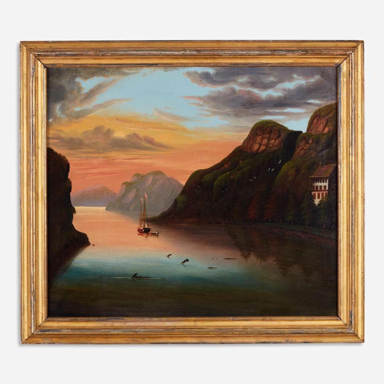 Attributed to Thomas Chambers (American, 1808–1866) Sabbath Day, Lake George