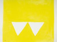 Second Triangles and Yellow Square Plus Quarter Blue (two prints from A Poem for Alexander ), 1972