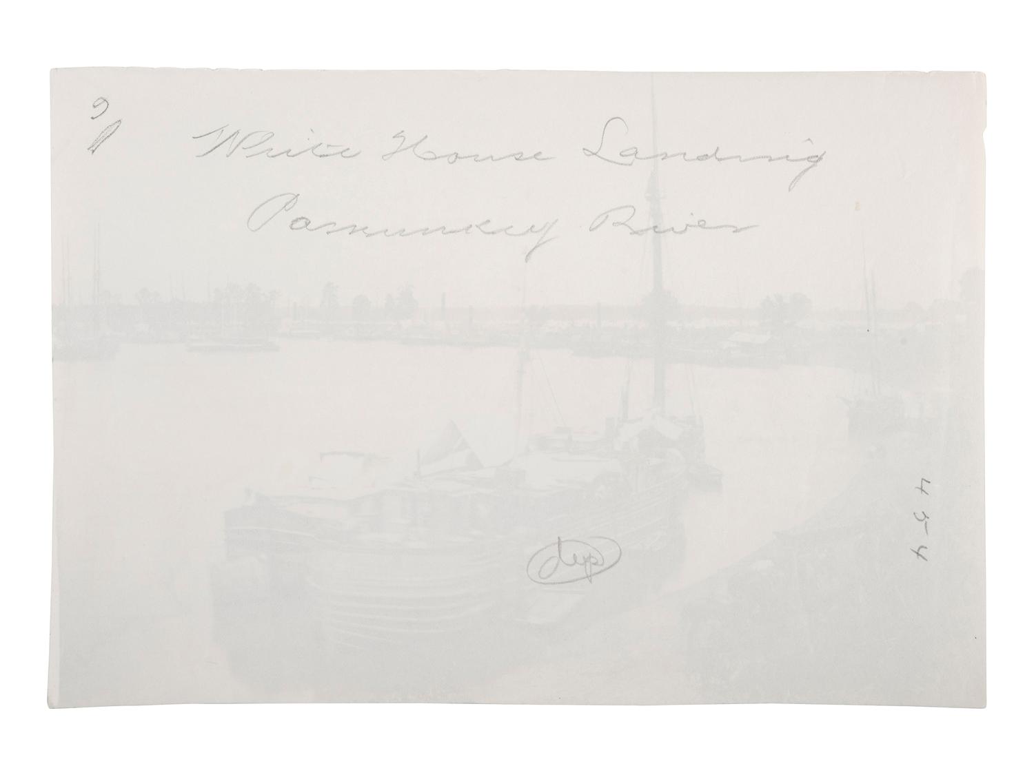[CIVIL WAR] O'SULLIVAN, T.H. Barges, Transports, and Horses, White House Landing, Pamunkey River, VA
