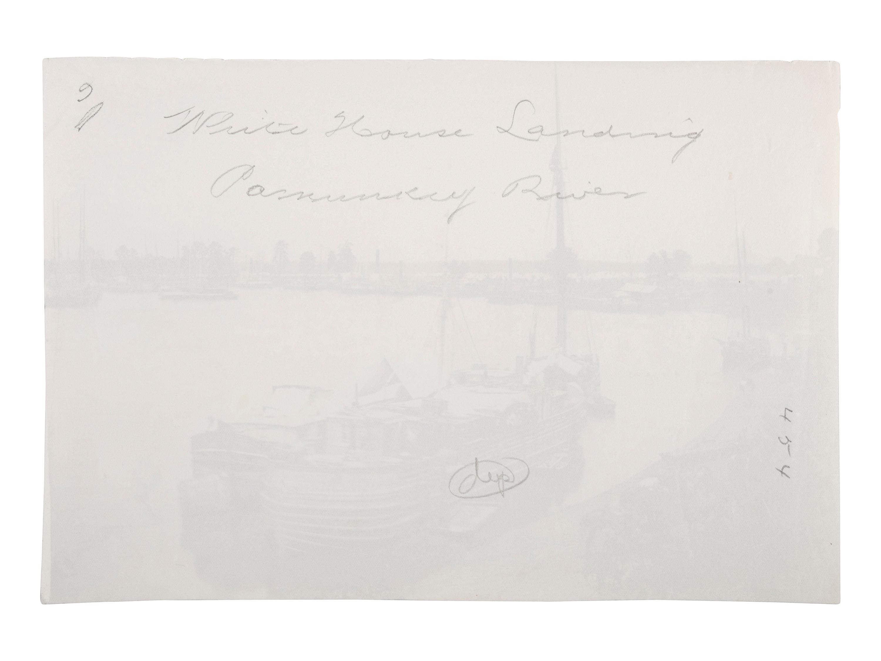 [CIVIL WAR] O'SULLIVAN, T.H. Barges, Transports, and Horses, White House Landing, Pamunkey River, VA