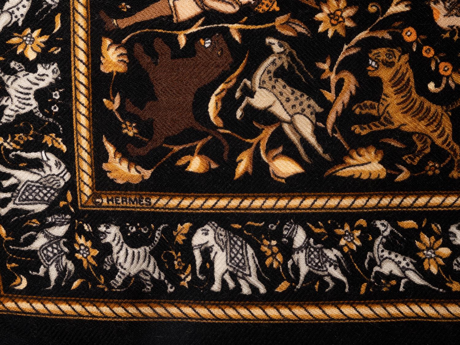 Two Hermès Cashmere Scarves